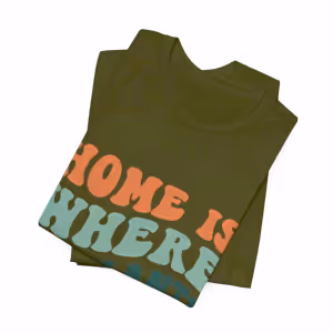 Home is Where My Plants Are, Groovy T-Shirt, Plant Lover Gift, Gardener Shirt - Cambridge Bee